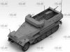 ICM 35105 'Beobachtungspanzerwagen' Sd.Kfz.251/18 Ausf.A, WWII German Observation Vehicle with crew (1/35)