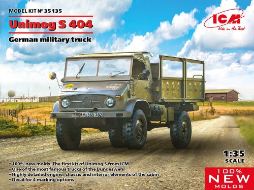 ICM 35135 Unimog S 404, German military truck (1/35)