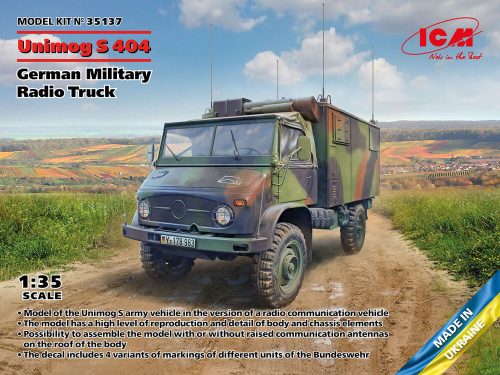 ICM 35137 Unimog S 404, German Military Radio Truck (1/35)