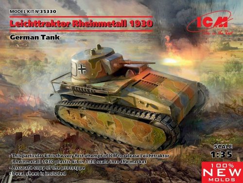 ICM 35330 Leichttraktor Rheinmetall 1930,GermanTan (1/35)