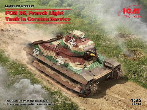 ICM 35337 FCM 36, French Light Tank in German Service (1/35)