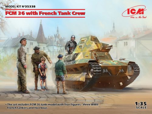 ICM 35338 FCM 36 with French Tank Crew (1/35)