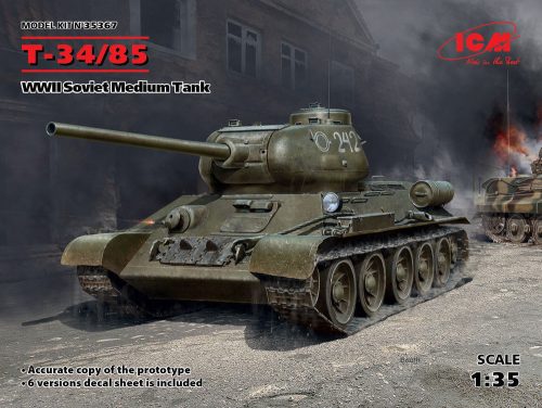 ICM 35367 T-34-85, WWII Soviet Medium Tank (1/35)