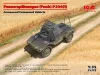ICM 35378 Panzerspähwagen (Funk) P 204(f) WWII German Armoured Command Vehicle (1/35) harcjármű makett