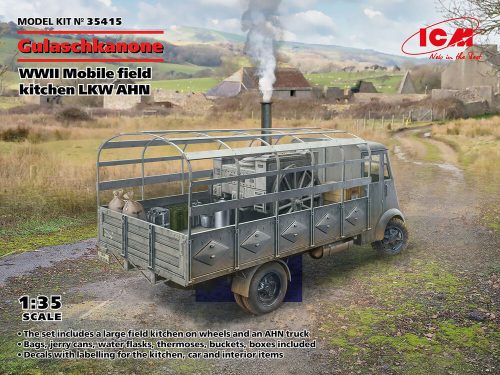 ICM 35415 AHN Gulaschkanone, WWII German mobile field kitchen (1/35)