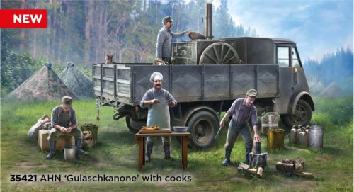 ICM 35421 AHN Gulaschkanone with cooks (1/35)