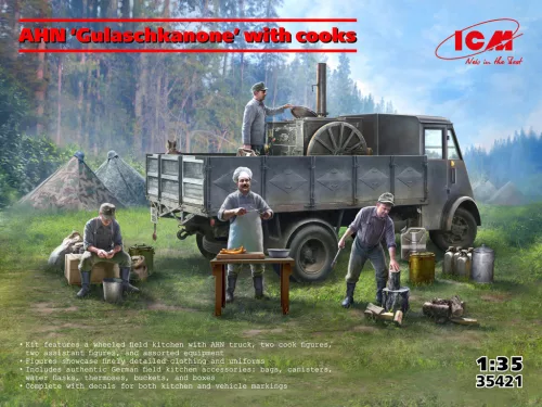 ICM 35421 AHN Gulaschkanone with cooks (1/35)