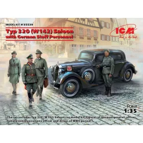   ICM 35539 Typ 320 (W142) Saloon with German Staff Personnel, Limited (1/35)