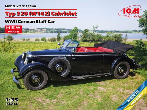 ICM 35540 Typ 320 (W142) Cabriolet, WWII German Staff Car (1/35)