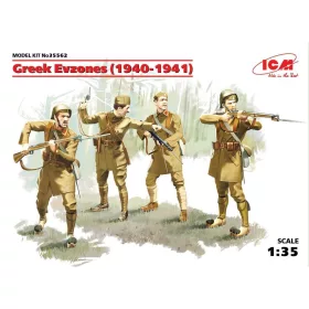 ICM 35562 Greek Evzones (1940-1941) (4 Figures) (1/35)