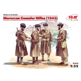 ICM 35565 Moroccan Goumier Rifles(1943)(4figures) (1/35)