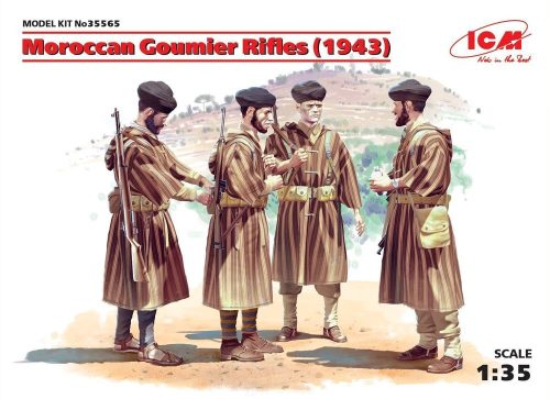 ICM 35565 Moroccan Goumier Rifles(1943)(4figures) (1/35)