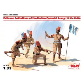   ICM 35567 Eritrean battalions of the Italian Army (1939-1940) 4 figures (1/35)
