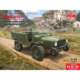   ICM 35570 Laffly V15T, WWII French Artillery Towing Vehicle (100% new molds) (1/35)