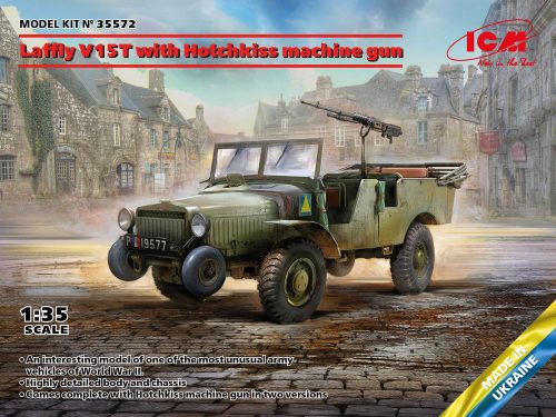 ICM 35572 Laffly V15T with Hotchkiss machine gun (1/35)