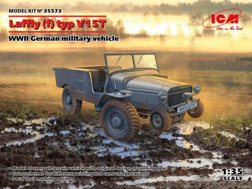 ICM 35573 Laffly (f) typ V15T, WWII German military vehicle (1/35)