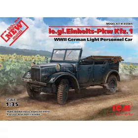   ICM 35581 Ie.gl.PKW Kfz.1, WWII German Light Personnel Car (1/35)