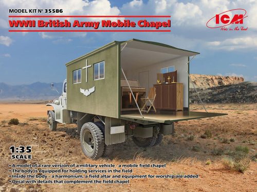 ICM 35586 WWII British Army Mobile Chapel (1/35)