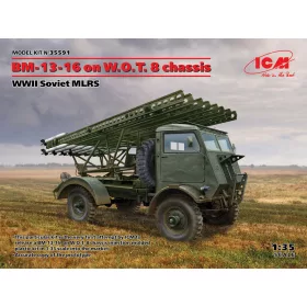  ICM 35591 BM-13-16 on W.O.T. 8 chassis, WWII Soviet MLRS (1/35)