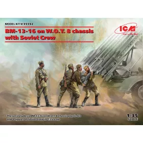   ICM 35592 BM-13-16 on W.O.T. 8 chassis with Soviet Crew (1/35)