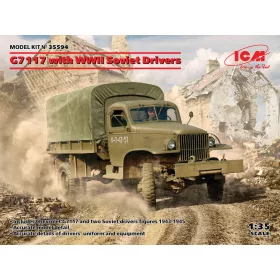 ICM 35594 G7117 with WWII Soviet Drivers (1/35)