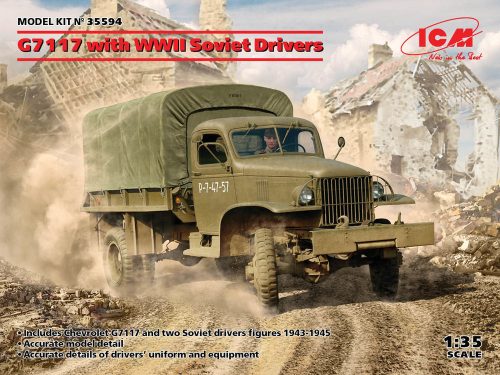 ICM 35594 G7117 with WWII Soviet Drivers (1/35)