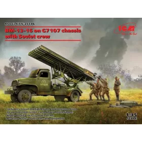 ICM 35596 BM-13-16 on G7107 chassis with Soviet crew (1/35)