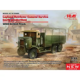   ICM 35602 Leyland Retriever General Service (early production), WWII British Truck (1/35)