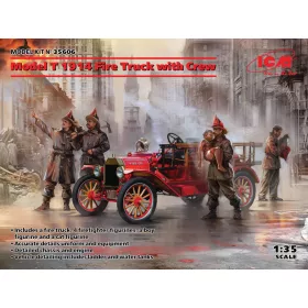 ICM 35606 Model T 1914 Fire Truck with Crew (1/35)