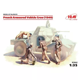 ICM 35615 French Armoured Vehicle Crew 1940 (1/35)