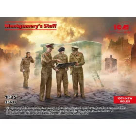 ICM 35617 Montgomery's Staff (100% new molds) (1/35)