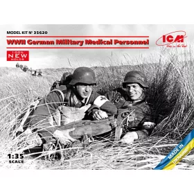   ICM 35620 WWII German Military Medical Personnel (100% new molds) (1/35)