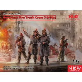   ICM 35622 American Fire Truck Crew (1910s) (100% new molds) (1/35)