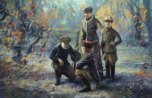 ICM 35631 WWII Soviet Partisans (4 figures) (1/35)