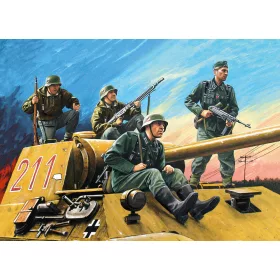 ICM 35634 German Tank Riders (1942-1945)(4Figures) (1/35)