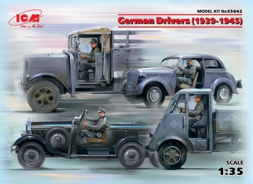 ICM 35642 German Drivers(1939-1945)(4 Figures) (1/35)