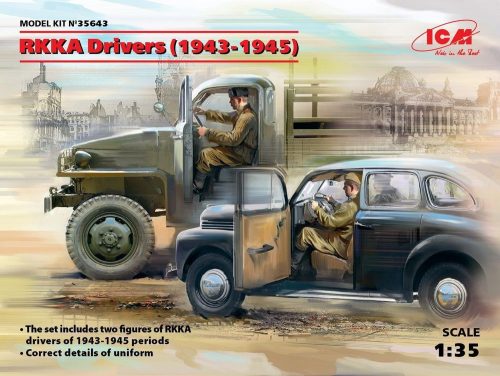 ICM 35643 RKKA Drivers(1943-1945)(2 Figures) (1/35)