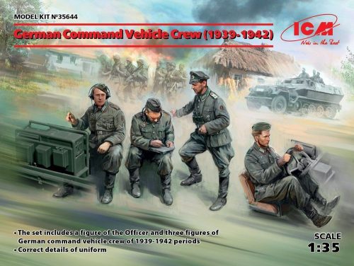 ICM 35644 German Command Vehicle Crew (1939-1942) (4 figures) (1/35)