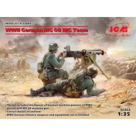 ICM 35645 WWII German MG08 MG Team (2 figures) (1/35)