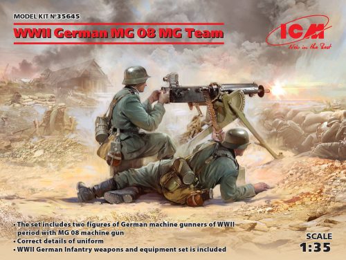 ICM 35645 WWII German MG08 MG Team (2 figures) (1/35)