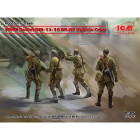 ICM 35648 WWII Soviet BM-13-16 MLRS Vehicle Crew (1/35)