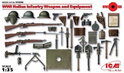 ICM 35686 WWI Italian Infantry W&E (1/35)