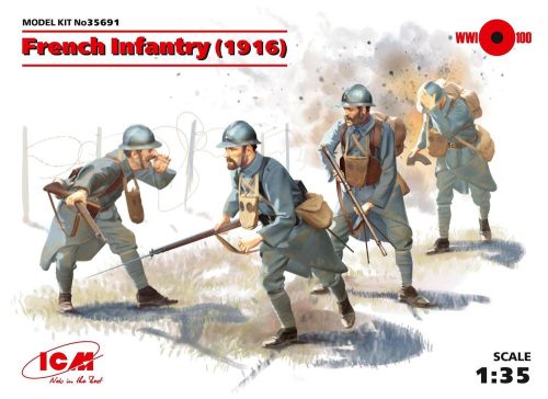 ICM 35691 French Infantry 1916 (1/35)