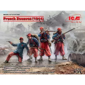 ICM 35709 French Zouaves (1914) (4 figures) (1/35)