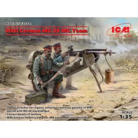 ICM 35711 WWI German MG08 MG Team (2 figures) (1/35)
