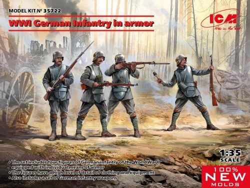 ICM 35722 WWI German Infantry in rmor (1/35)