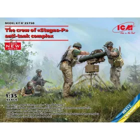   ICM 35750 The crew of "Stugna-P" anti-tank complex 1/35 figura makett