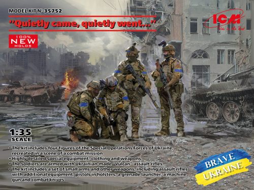 ICM 35752 "Quietly came, quietly went..." Ukrainian Soldiers 1/35 figura makett