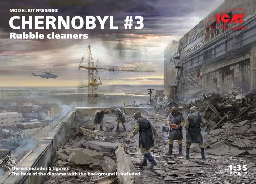 ICM 35903 Chernobyl3. Rubble cleaners (5 figures) (1/35)