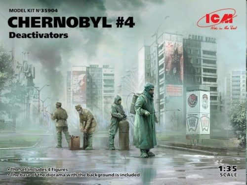 ICM 35904 Chernobyl4. Deactivators (4 figures) (1/35)